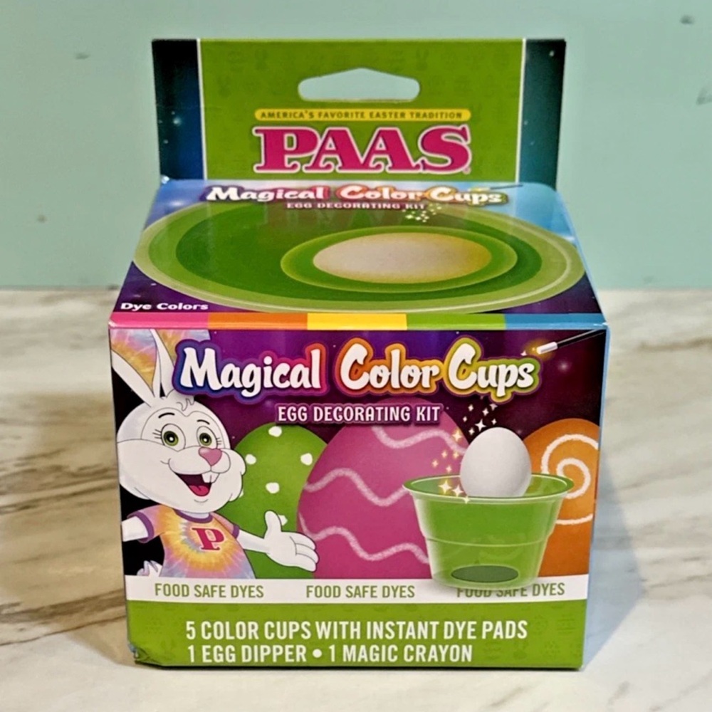 Magical Color Cups Egg Decorating Kit Paas